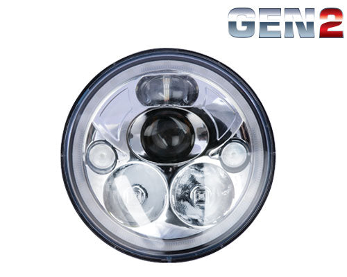 Great White 7″ LED Sealed Beam Hi/Low/Park Headlight | Great White