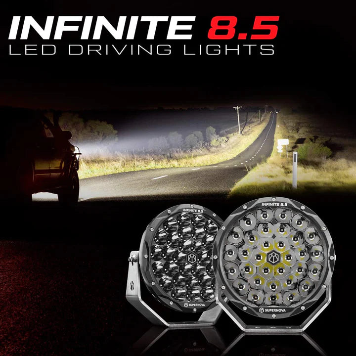 Supernova Infinite 8.5 LED Driving Lights -  PAIR | Supernova Lighting