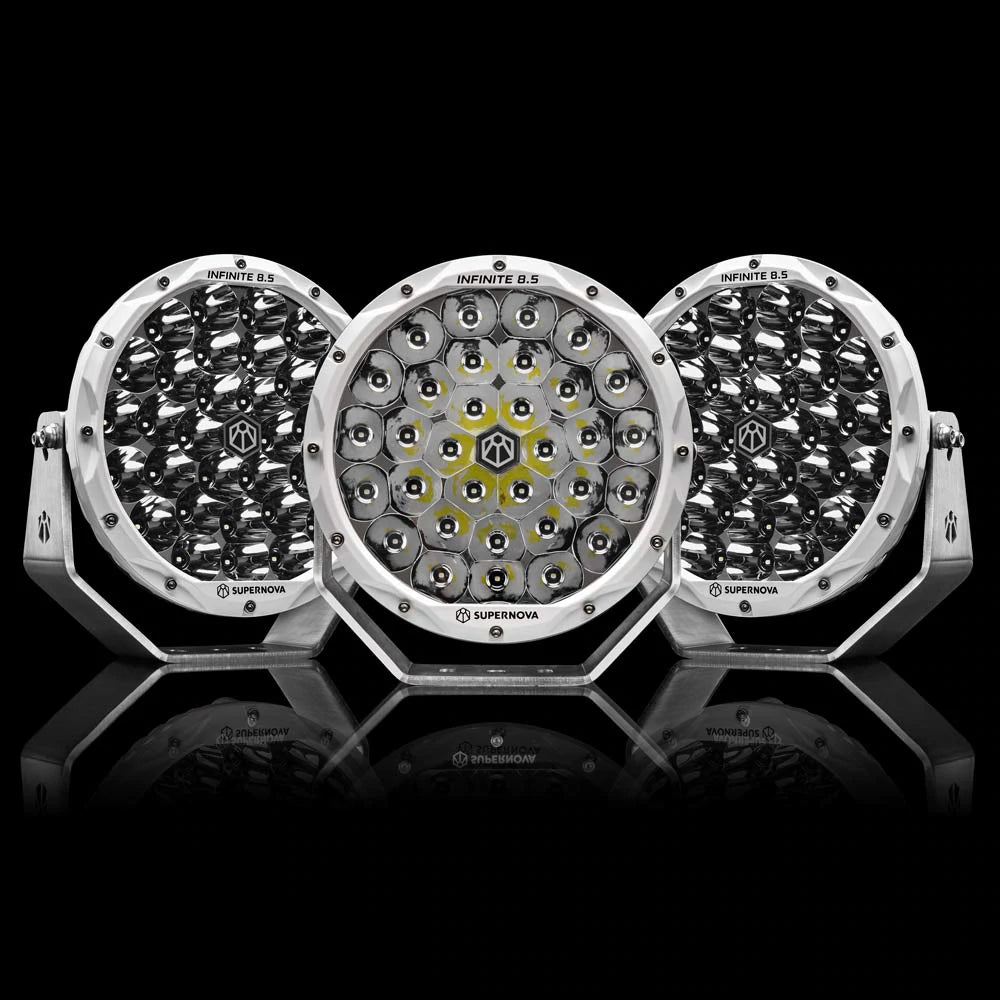 Supernova Infinite 8.5 LED Driving Lights - Polar Edition - TRIPLE | Supernova Lighting