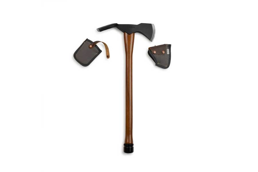 Barebones Pulaski Axe and Waxed Canvas Sheath | Barebones