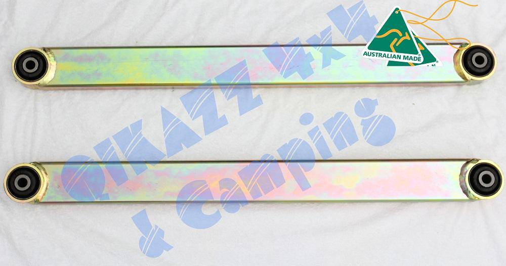 Racebred 4wd Lower Control Arms +10 (1 Pair) Genuine Bushes for Nissan Patrol GQ / GU | Racebred 4wd