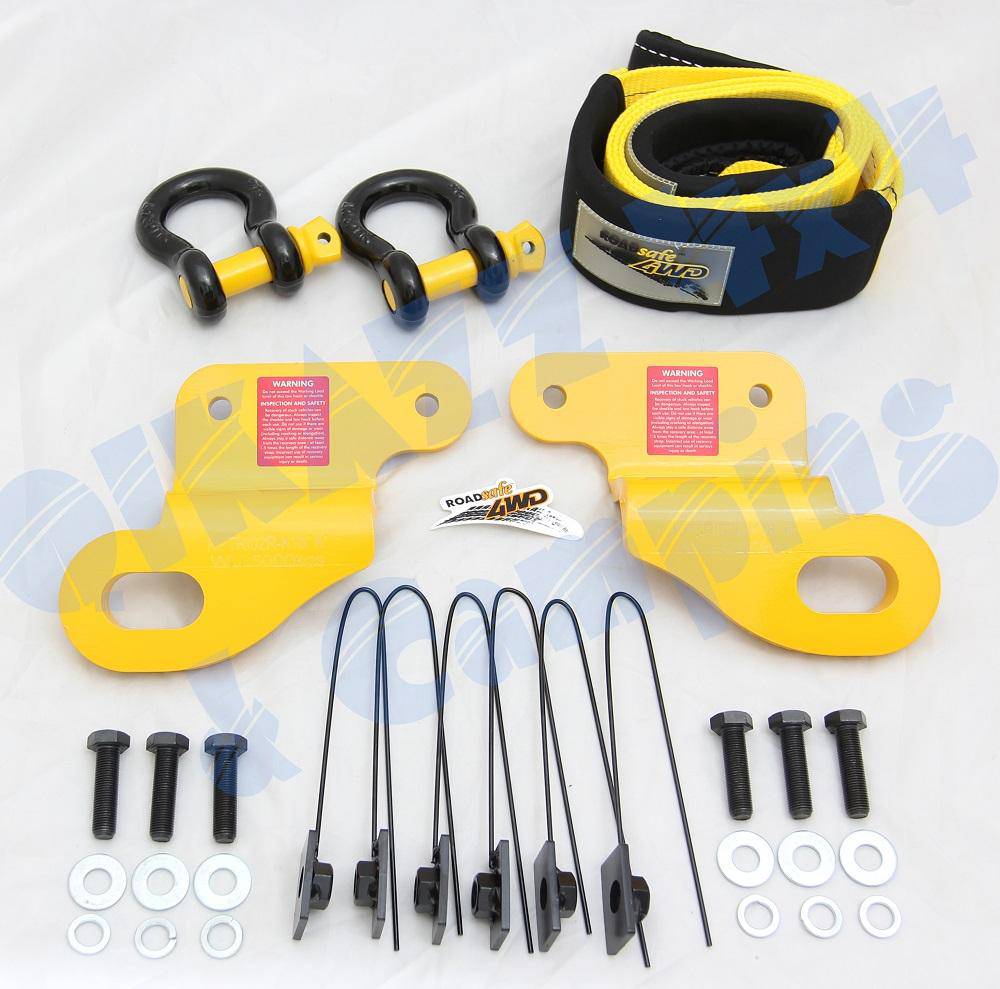 Roadsafe 4wd HD Recovery Tow Point Kit for Mitsubishi Triton ML MN | Roadsafe