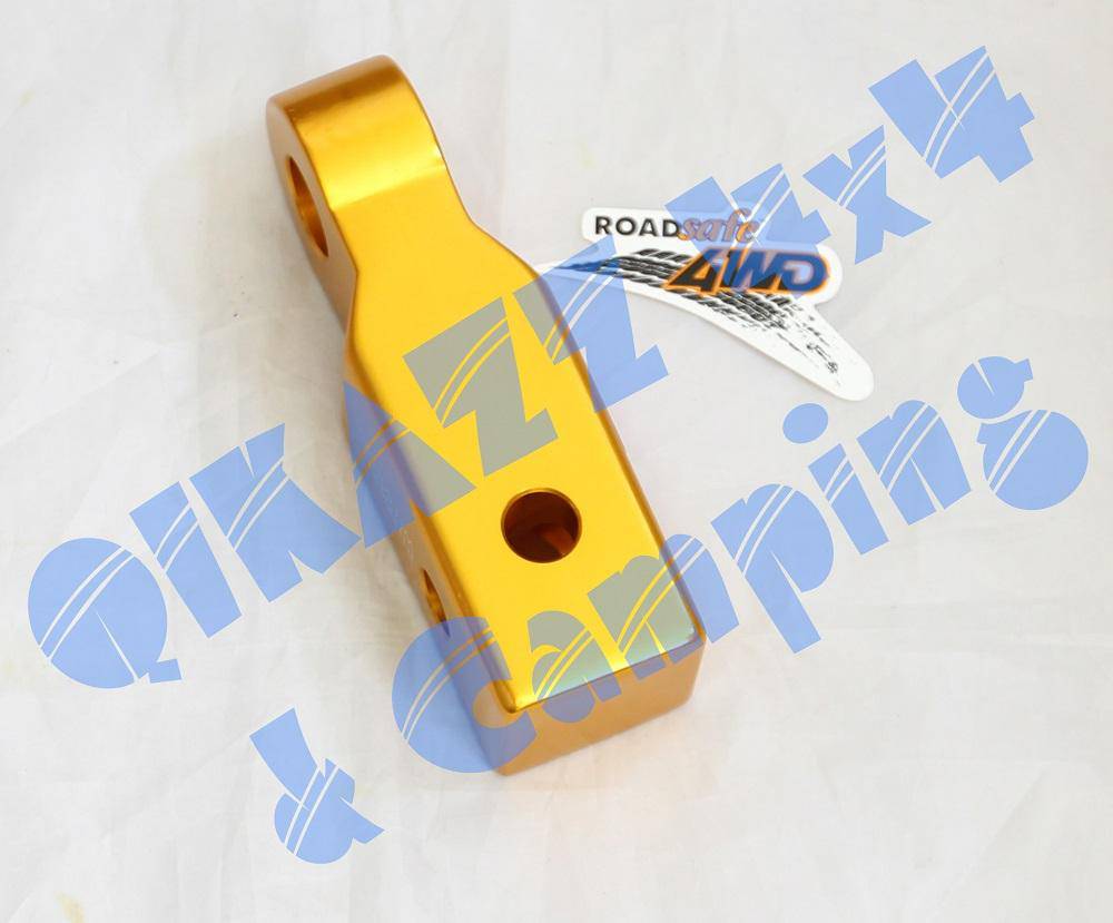 Roadsafe 4wd GOLD Alloy Rear Recovery Hitch + Shackle | Roadsafe