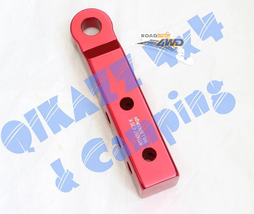 Roadsafe 4wd RED Alloy Extended Rear Recovery Hitch | Roadsafe