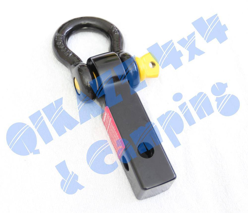 Roadsafe 4wd RED Alloy Rear Recovery Hitch + Shackle main image 1