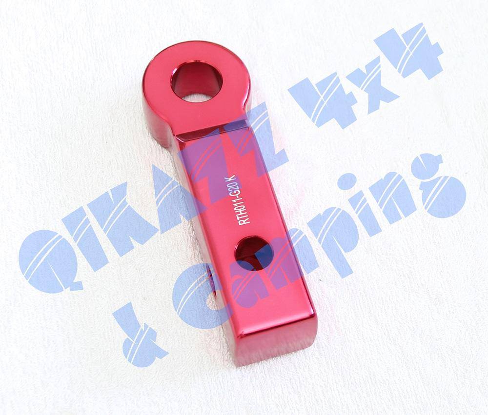 Roadsafe 4wd RED Alloy 40x40mm Rear Recovery Hitch + Shackle | Roadsafe