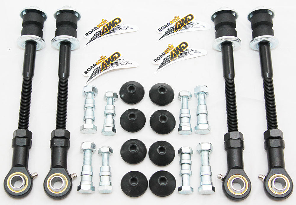 Roadsafe 4wd Sway Bar Extension Link for 2" - 8" Full Kit for Nissan Patrol GQ | Roadsafe