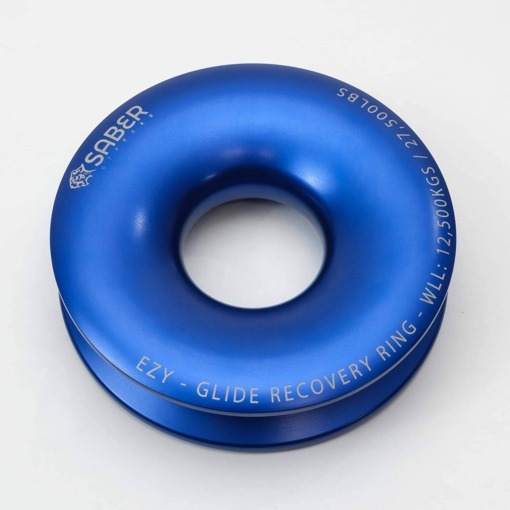 Saber Offroad Ezy-Glide Recovery Ring New + Twin 17K Bound Soft Shackle Kit | Saber Offroad
