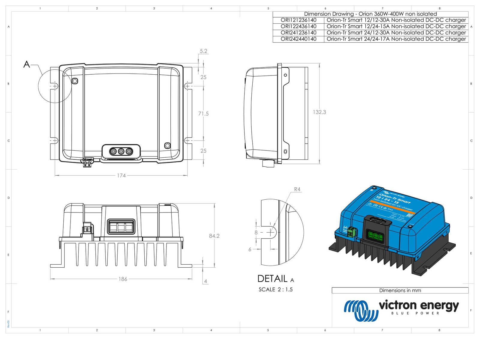 Victron Energy Orion-Tr Smart DC-DC Charger Non-Isolated 24/12-30 (360W) | Victron Energy