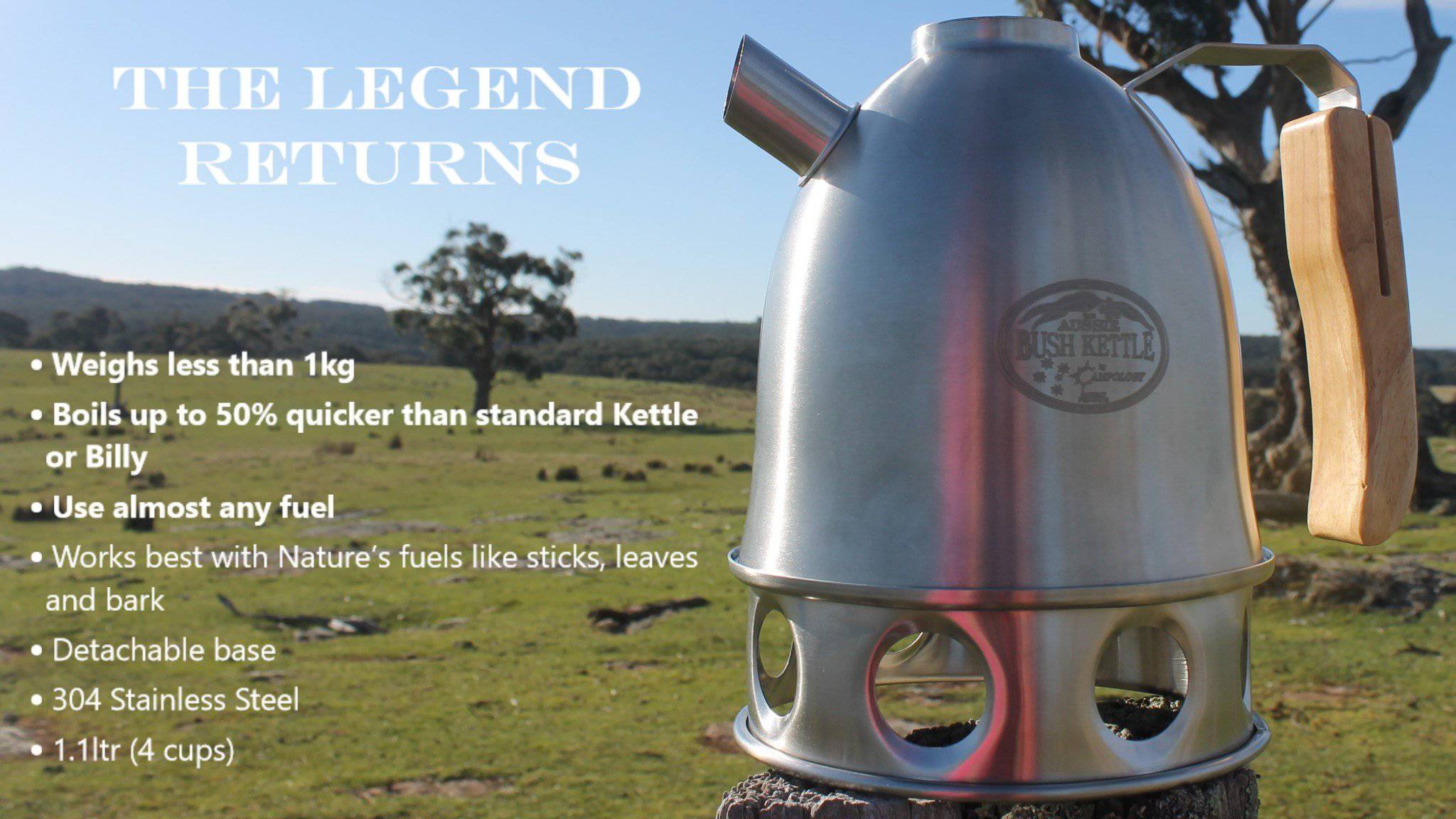 Aussie Bush Kettle by Campology - Gold Package | Campology