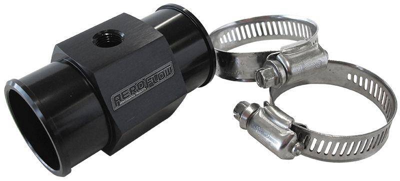 Aeroflow 38MM Radiator Hose Adaptor with 1/8" NPT Temp Sender Port | Aeroflow