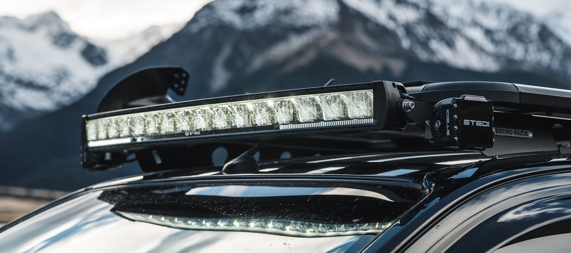 Stedi LED Light Bar Bracket to suit Rhino Rack Platform V2.0 | Stedi