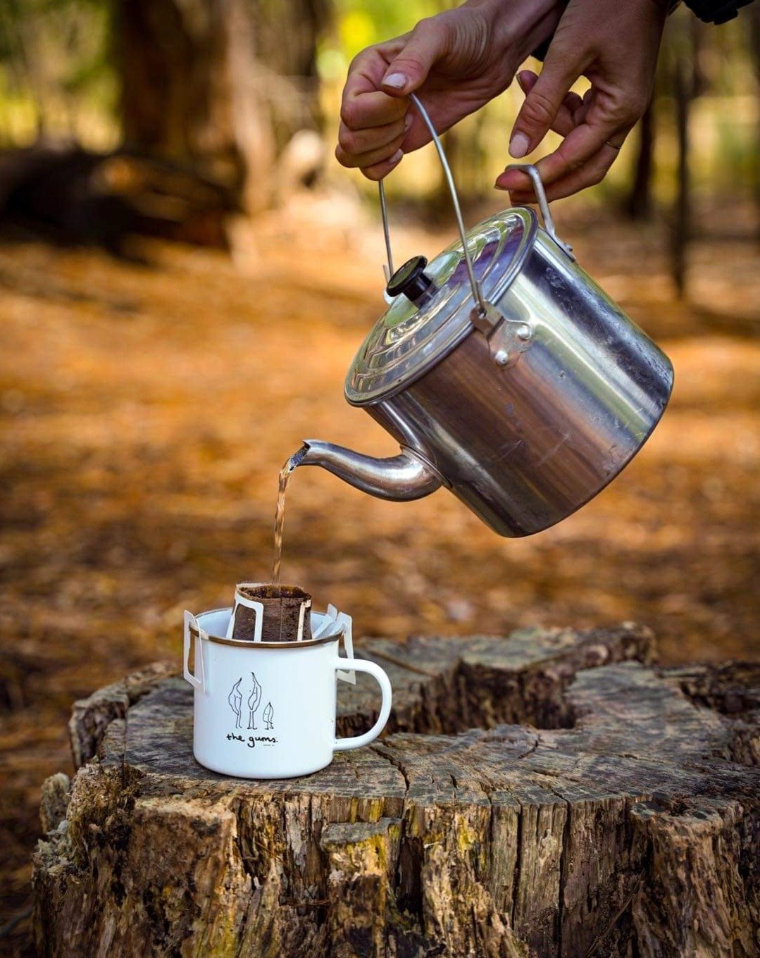 The Gums Coffee 10 Pack Drip Filters Red Gum Medium Roast | The Gums Coffee