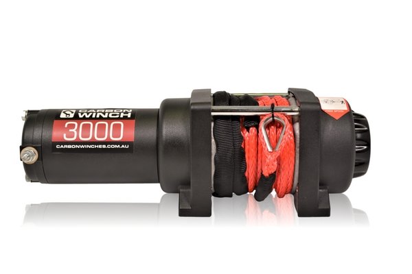 Carbon 3.0k 3000lb ATV/Trailer Winch | Carbon Offroad