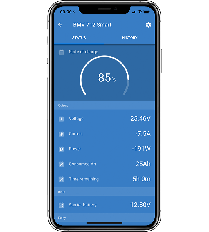 Victron Energy Battery Monitor Kit w/500A Shunt BMV-712 Smart | Victron Energy