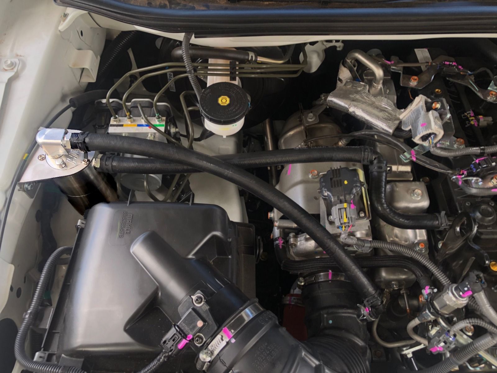 HPD Oil Catch Can for Isuzu D-Max Late 2020 - MU-X 2021 - 3LT | High Performance Diesel