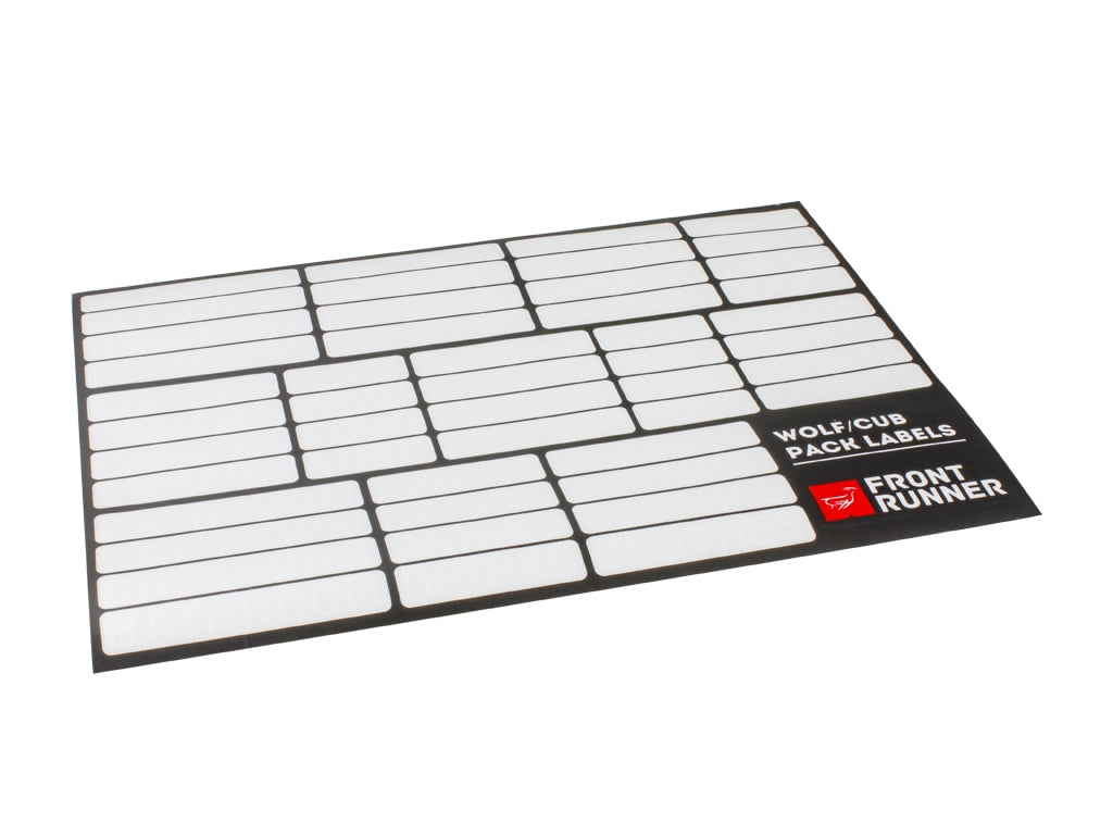 Wolf/Cub Pack Campsite Organizing Labels - by Front Runner | Front Runner