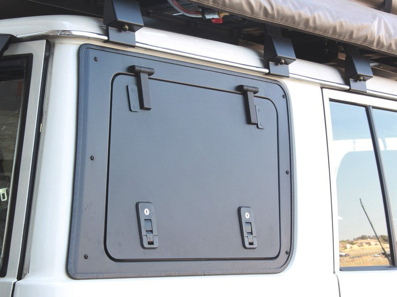 Gullwing Window / Right Hand Side Aluminium for Toyota Land Cruiser 76 - by Front Runner | Front Runner