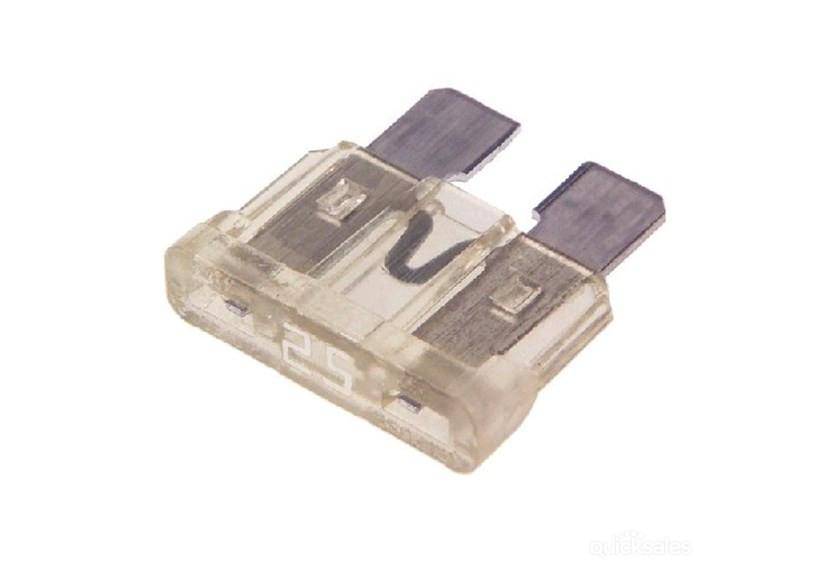 Narva Standard Blade Fuses -25A (5 Pack) - WHITE | Narva