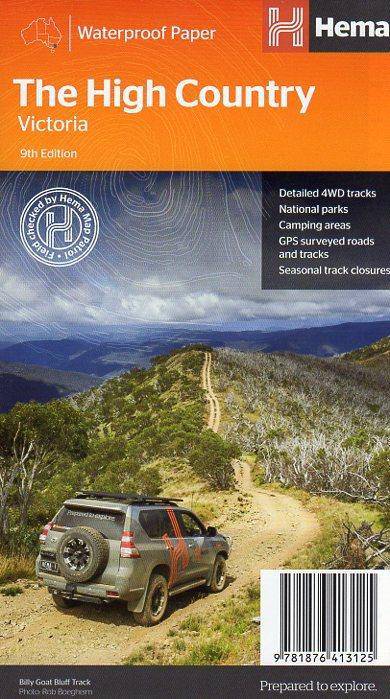 The Hema High Country Victoria Map | Hema