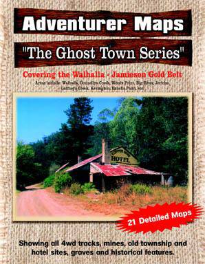 Adventurer Maps - The Ghost Town Series - A3 Large Format | Adventurer Maps