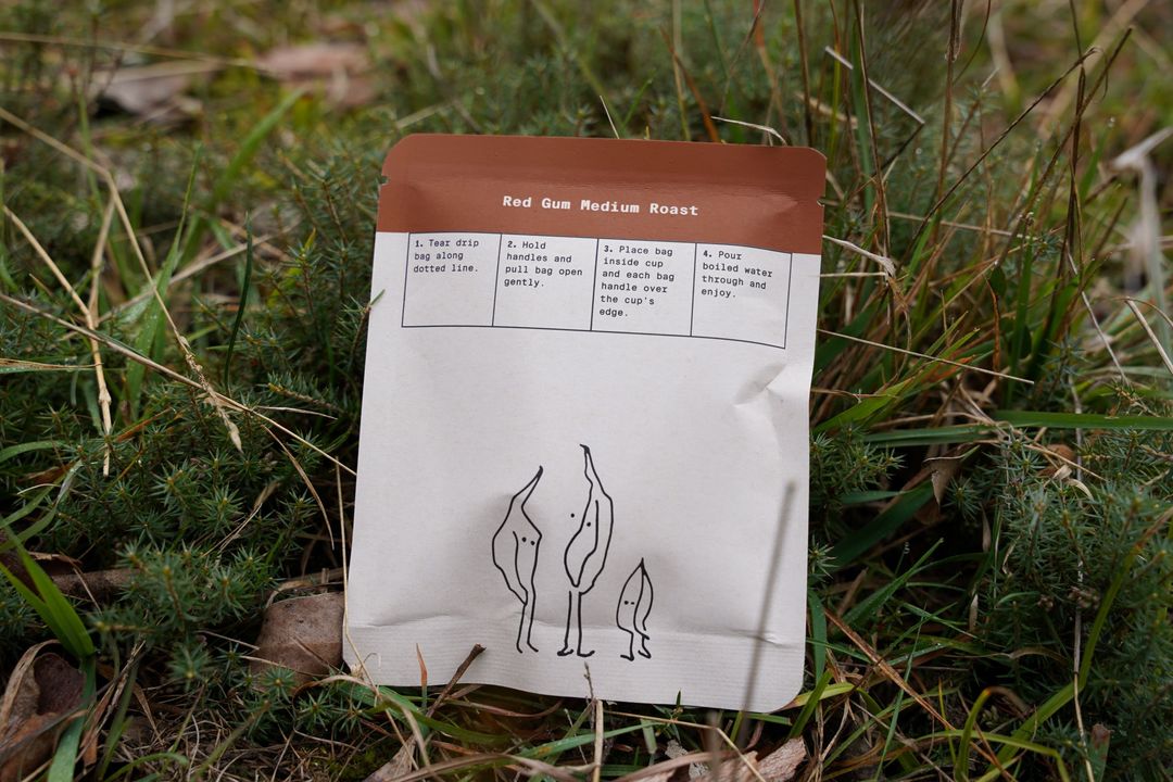 The Gums Coffee 10 Pack Drip Filters Red Gum Medium Roast | The Gums Coffee