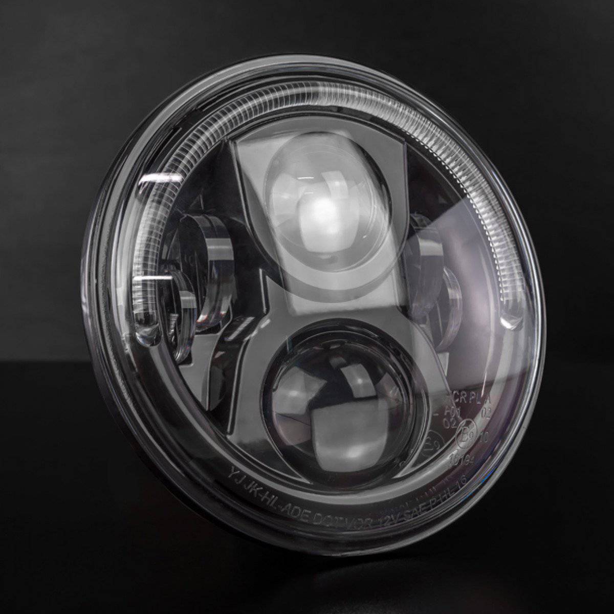 Stedi 7 inch CARBON LED Headlight for GQ Patrol, Jeep Wrangler & Landcruiser 75 | Stedi