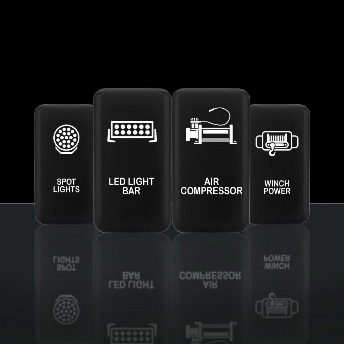 Stedi Switch - Rear Lights - Tall Type Push Switch to suit Toyota | Stedi