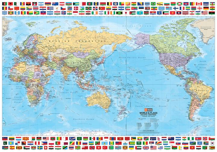 Hema 2 in 1 Twin Pack - Australia and World Wall Maps | Hema