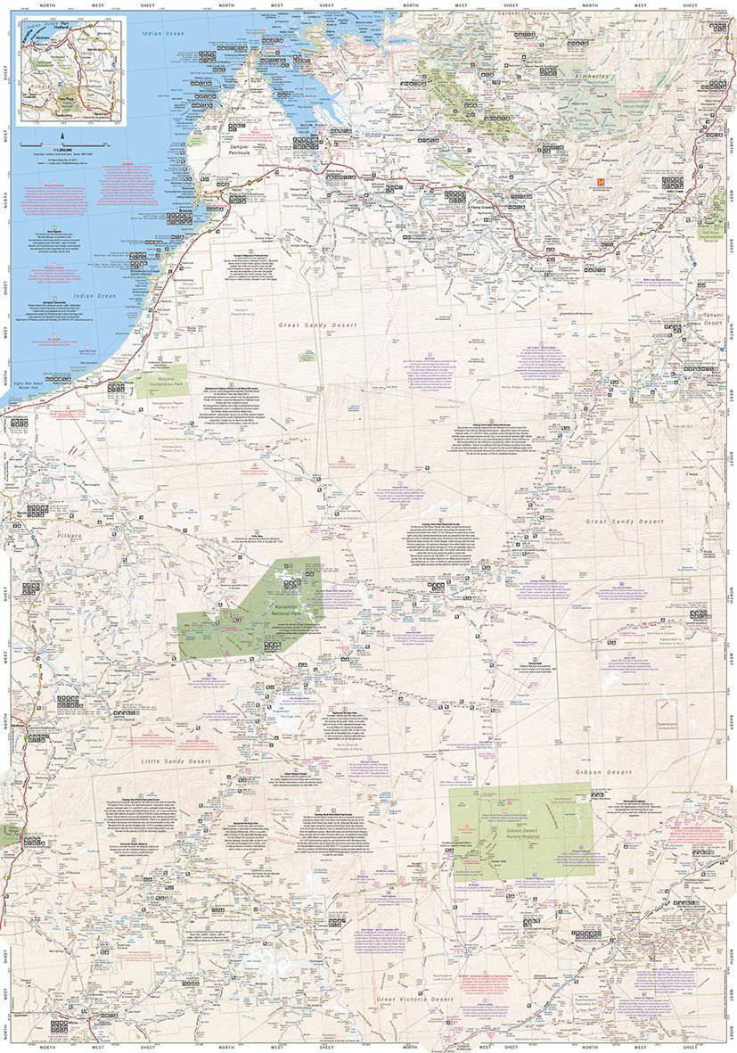 Hema Great Desert Tracks Western Sheet | Hema