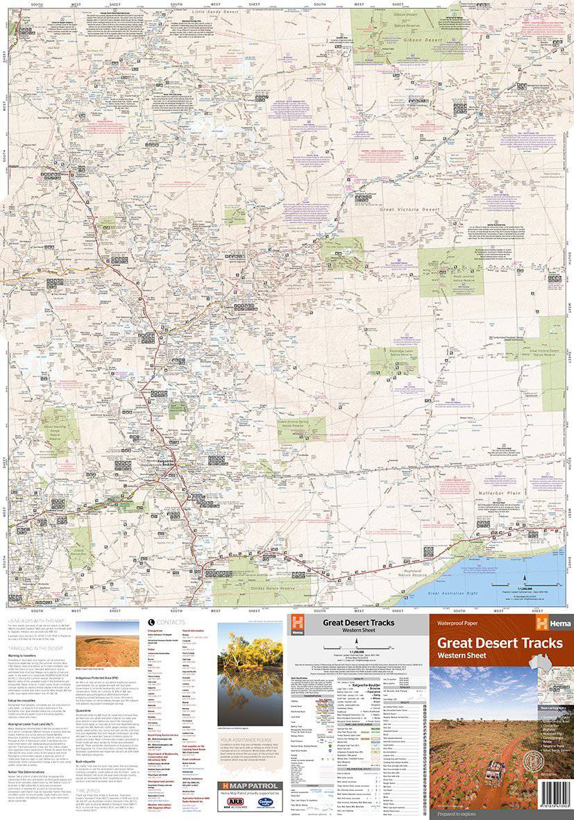 Hema Great Desert Tracks Western Sheet | Hema