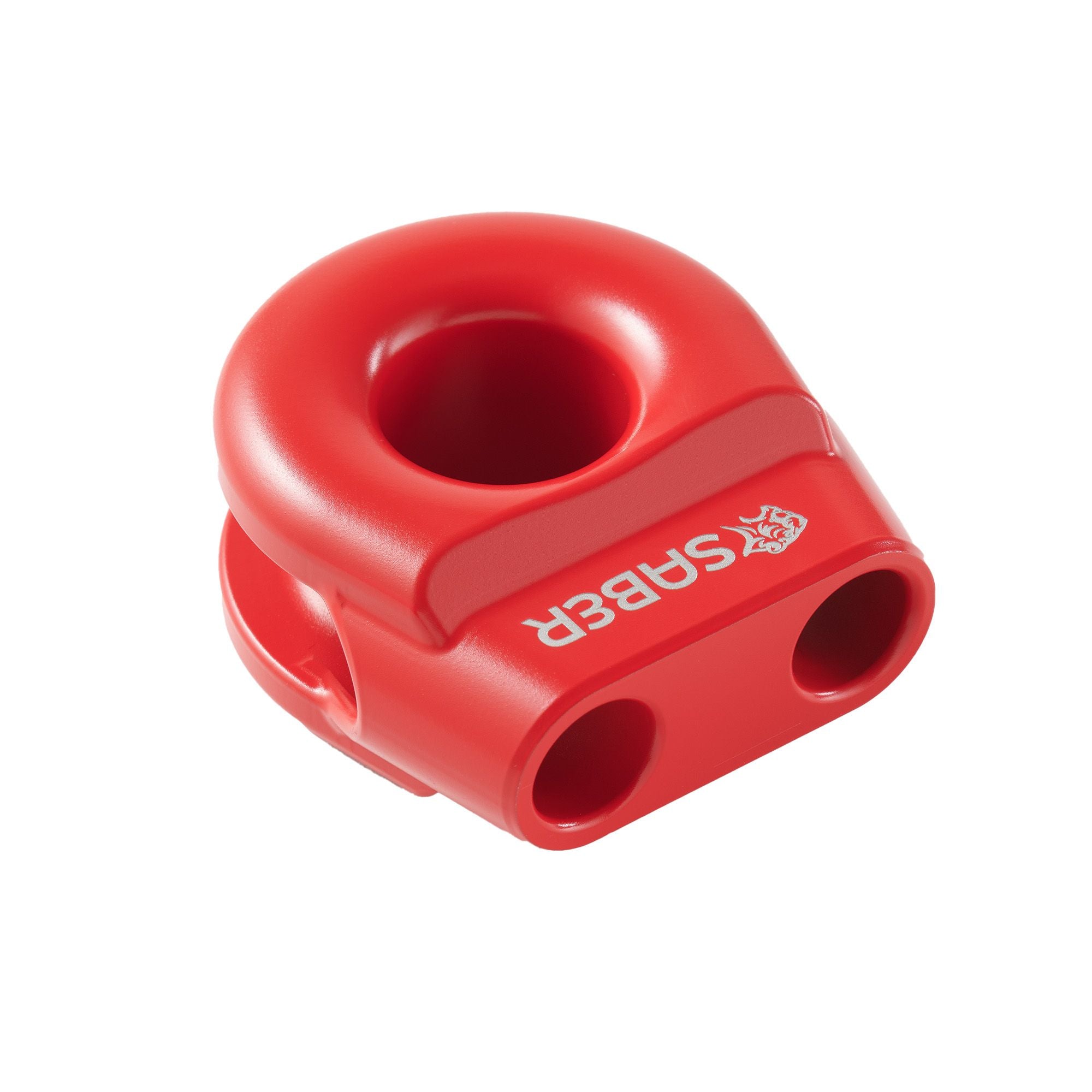 Saber Offroad 6061 Aluminium Spliced Winch Thimble V2 – Cerakote Red *UPDATED DESIGN*