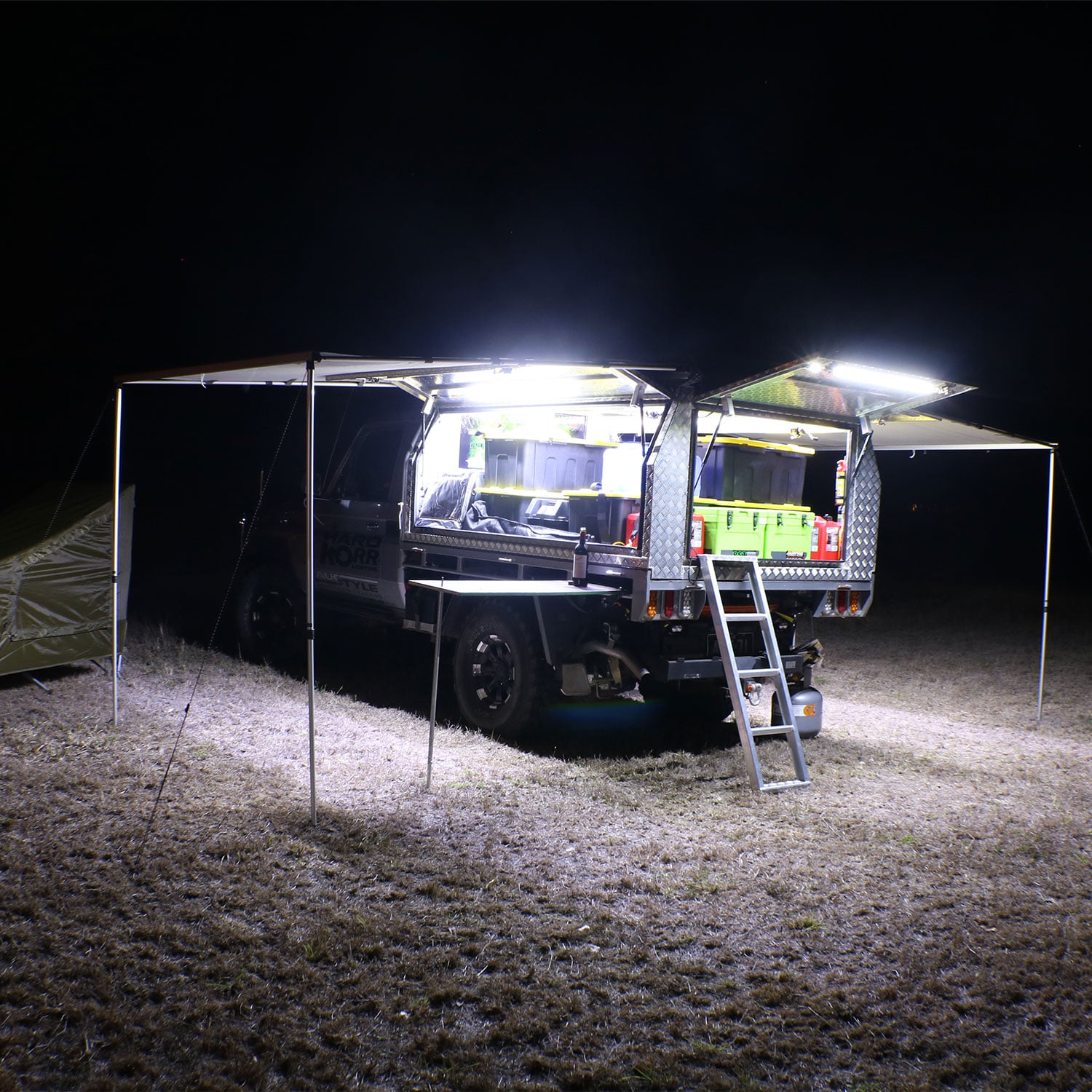 HARDKORR 100cm (1m) White LED Light Bar Kit with Diffuser | Hardkorr