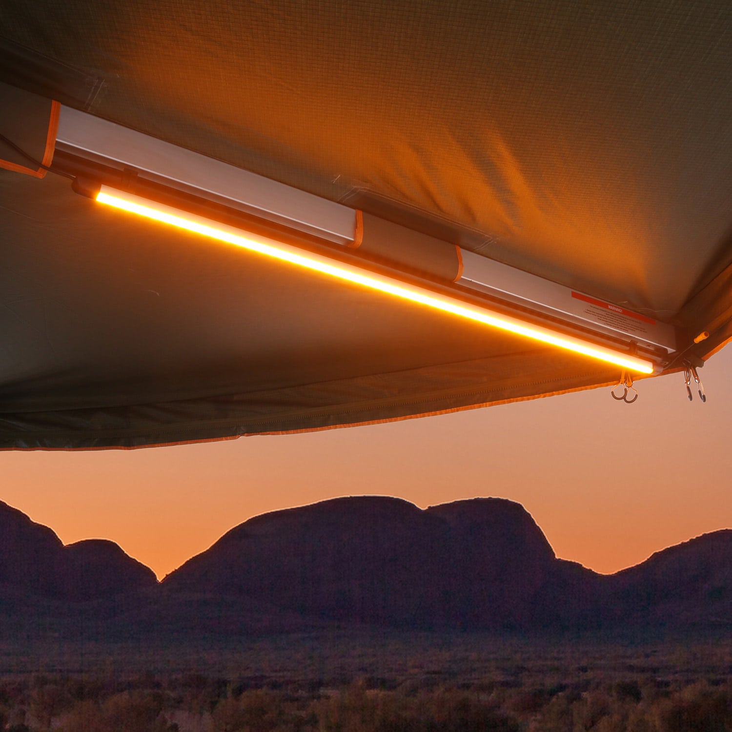 HARDKORR 100cm (1m) Tri-Colour LED Light Bar Kit with Diffuser