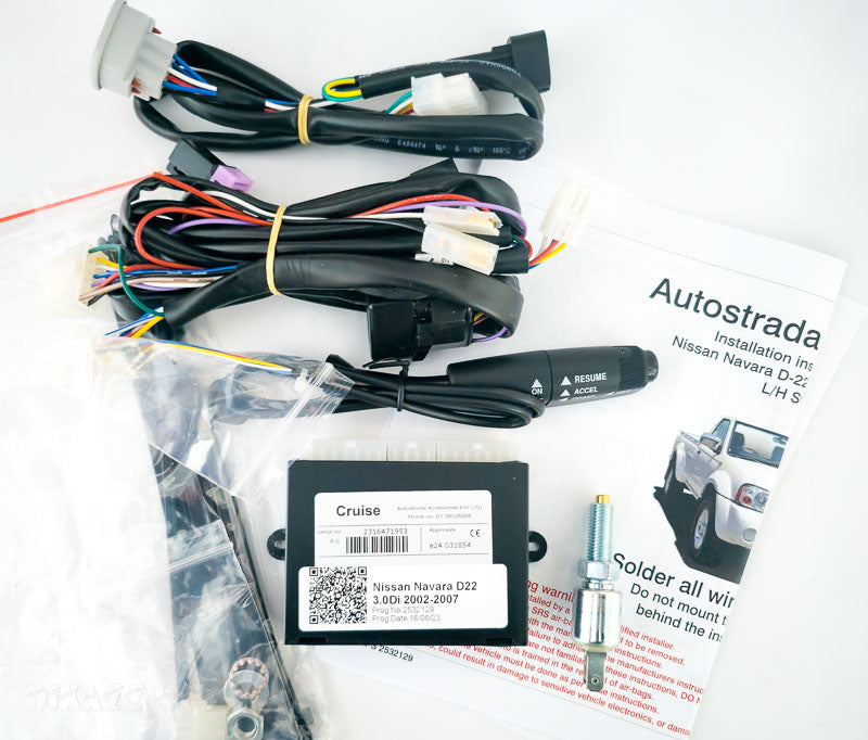 Autostrada E-Cruise Cruise Control Kit for Nissan Navara D22 3.0L TDi (2002-2007) LH Stalk