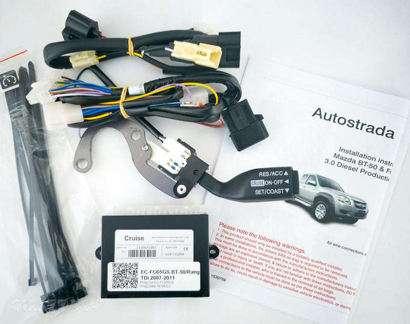 Autostrada E-Cruise Cruise Control Kit for Ford Ranger / BT50 PJ PK 3.0L Diesel (With SRS Airbag) (2007-2011) Wired Genuine Style Stalk | Autostrada