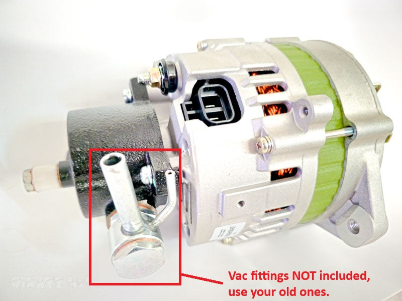 Genuine Hitachi 90A Alternator Kit W/ Vac Pump for Nissan Patrol GQ GU TD42 | Bosch