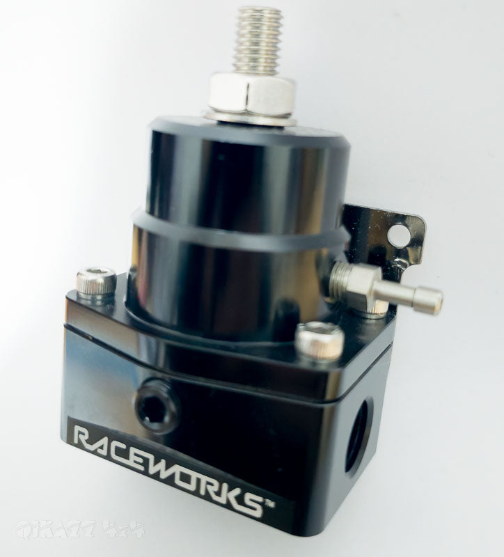 Raceworks Fuel Pressure Regulator 3 Port 40-75PSI (2.75-5.2Bar) suits M57N2 | Raceworks