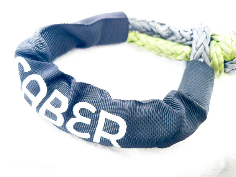 Saber Offroad 18,000kg Soft Shackle with Protective Sheath - Green