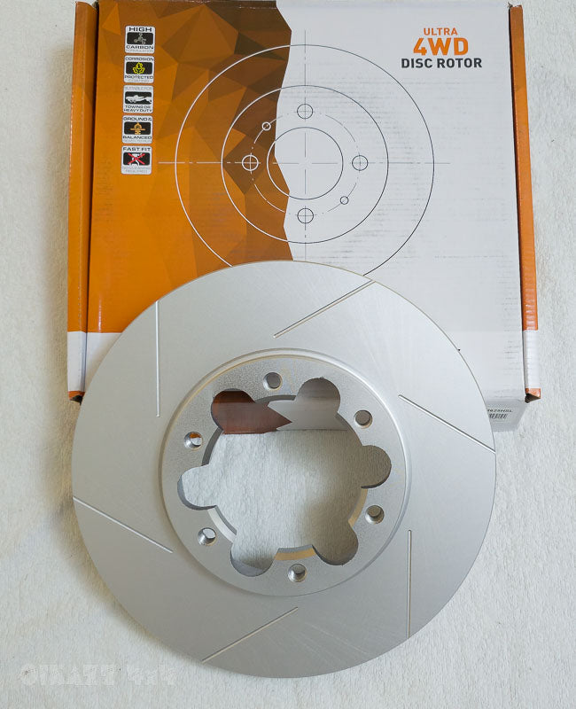 Protex 4wd Front Slotted Disc Rotor Left Hand Side for Nissan Patrol GU Y61 (Copy)
