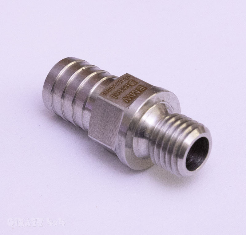 CP3 1/2" barbed inlet feed line 304SS Will fit BMW CP3