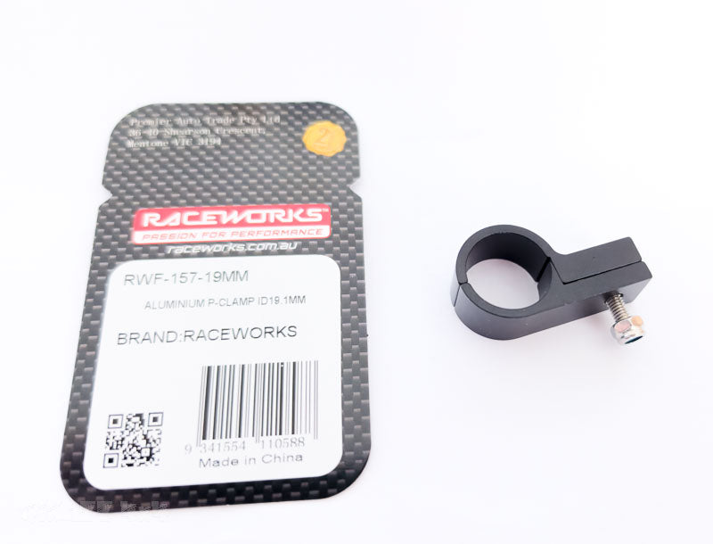 Raceworks Aluminium P-Clamp ID 19.1mm RWF-157-19MM