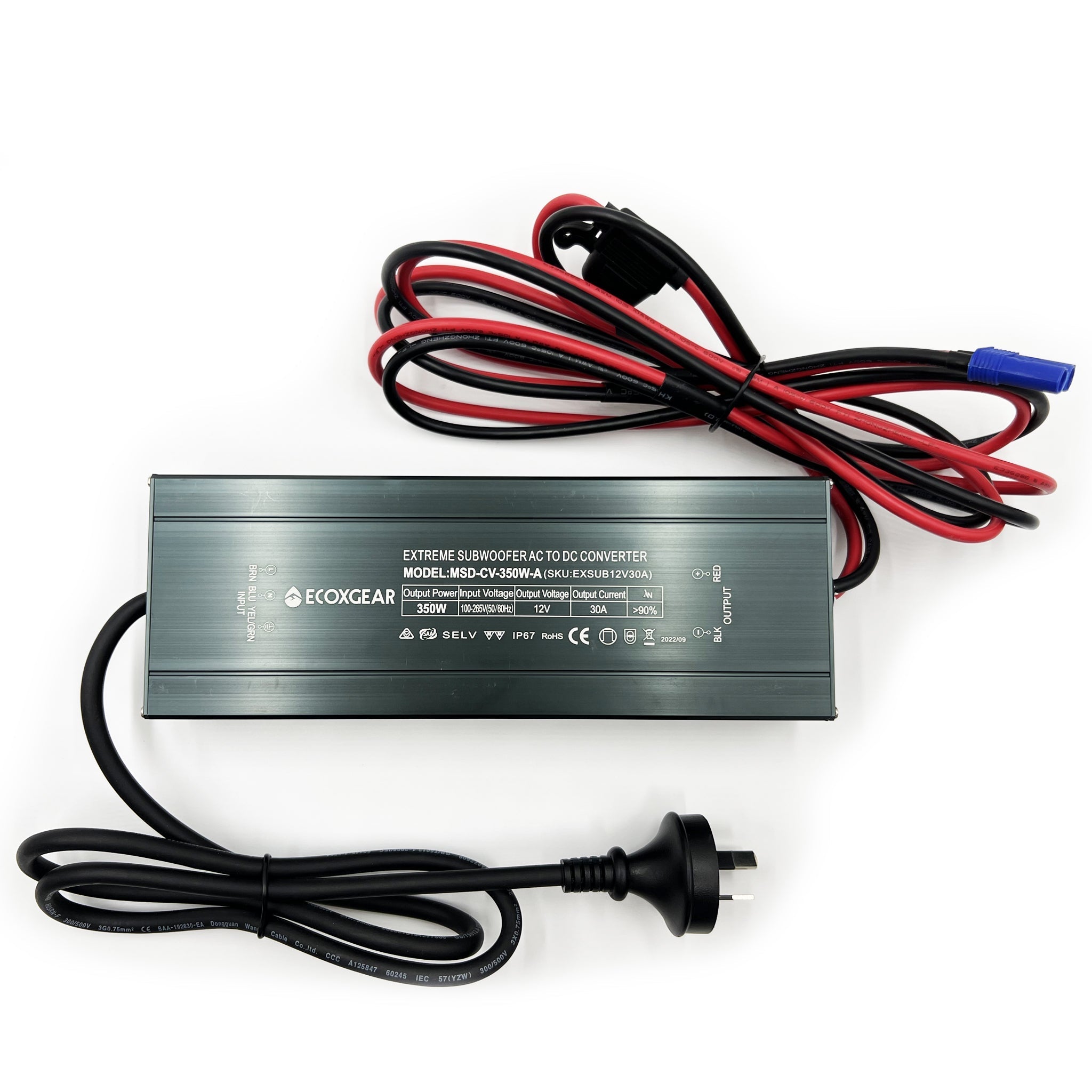 Extreme Subwoofer ES08 AC to DC Converter - Home Power Supply | EcoXGear