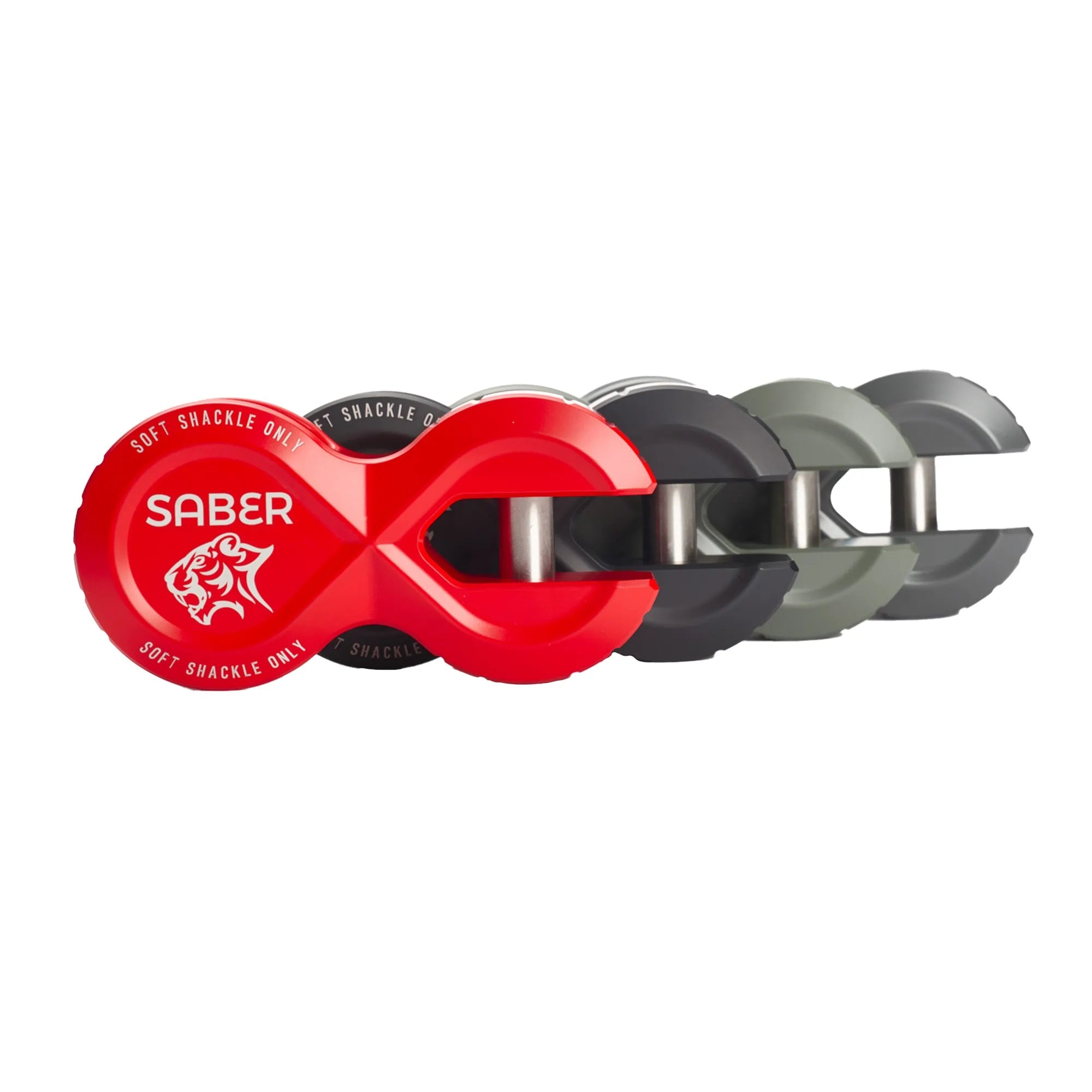 Saber Offroad Alloy Winch Shackle Pro - 7075 Aluminium – Cerakote Red