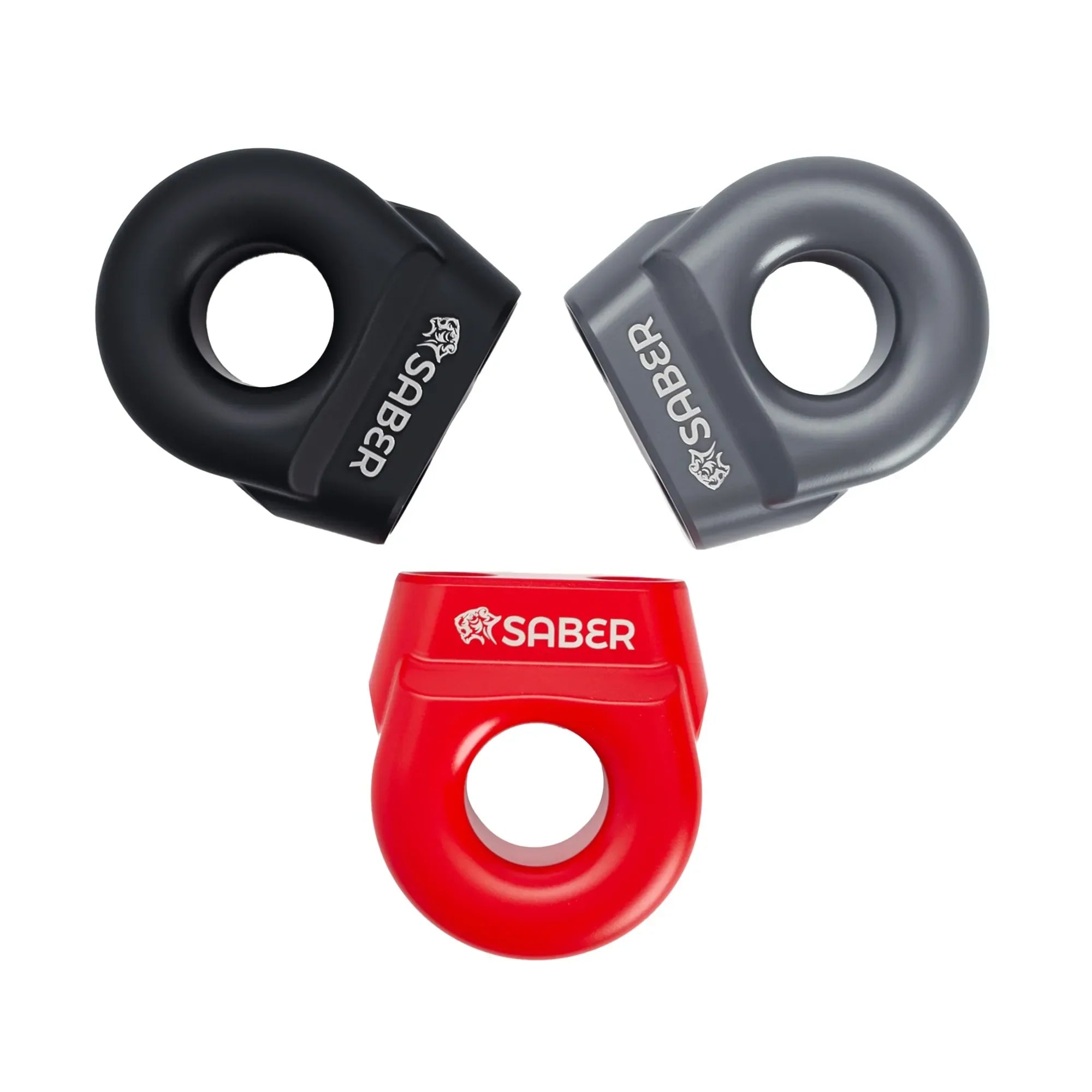 Saber Offroad 6061 Aluminium Spliced Winch Thimble V2 – Cerakote Grey *UPDATED DESIGN*