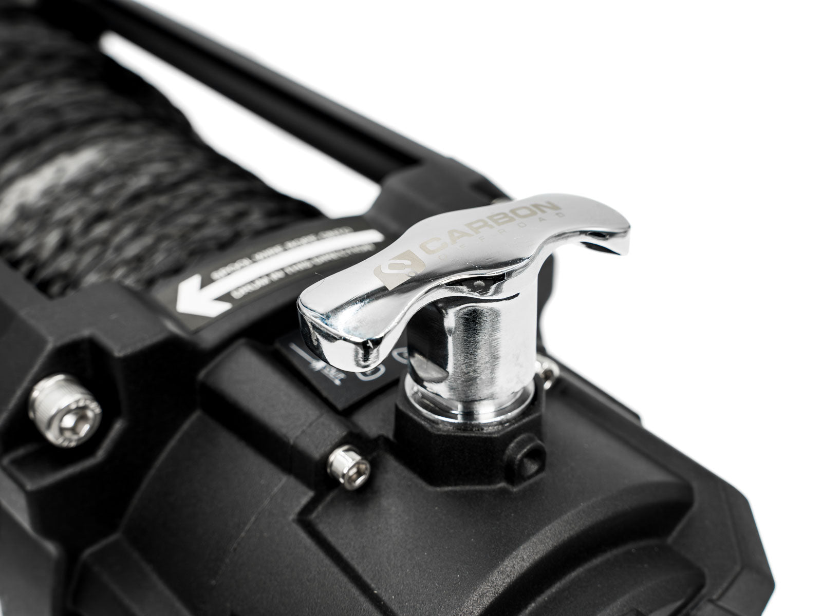 Carbon 12K - 12000lb Winch V3 - BYO HOOK | Carbon Offroad