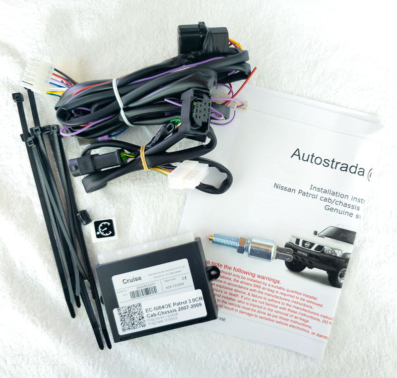 Autostrada E-Cruise Cruise Control Kit for Nissan Patrol GU Y61 with M57 Engine to suit OEM Steering Wheel Switch - BMW Pedal | Autostrada