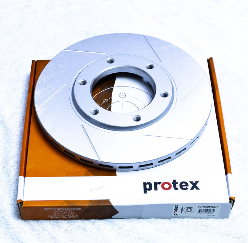 Protex 4wd Front Slotted Disc Rotor Right Hand Side for Nissan Patrol GQ Y60