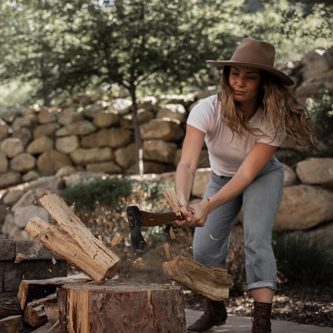 Barebones Felling Axe with Sheath