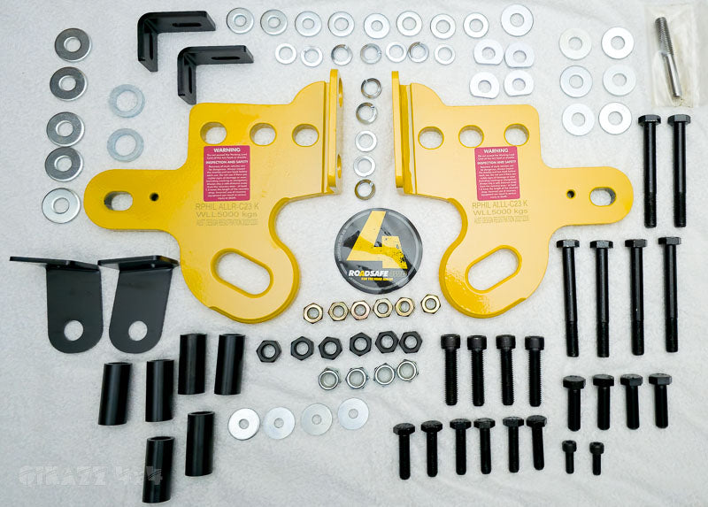 Roadsafe 4wd HD Recovery Tow Point Kit for Toyota Hilux KUN GUN N70 N80 2005-On | Roadsafe